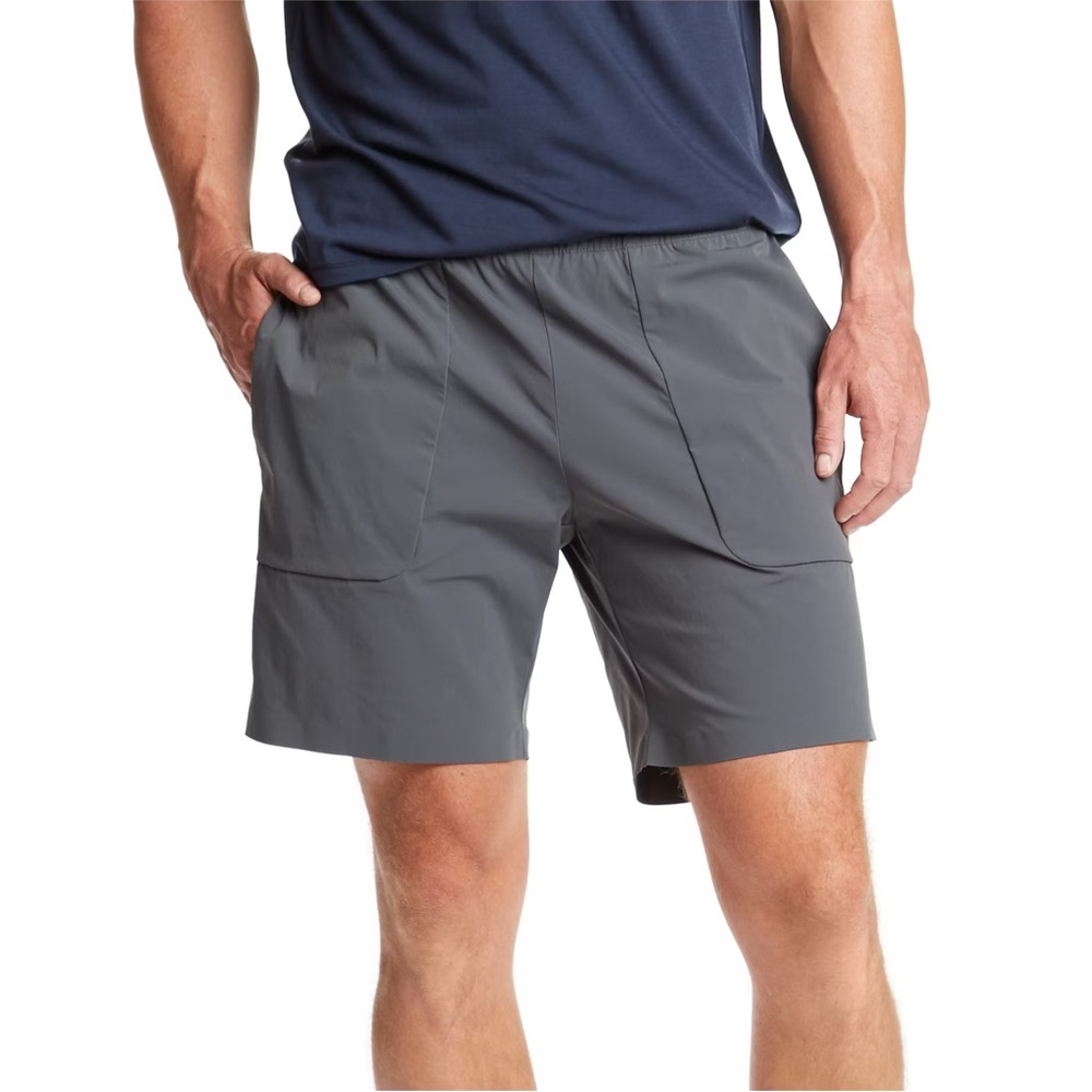 NWT Huckberry Proof Highline Shorts Steel Grey Size Medium Lifestyle Athletic